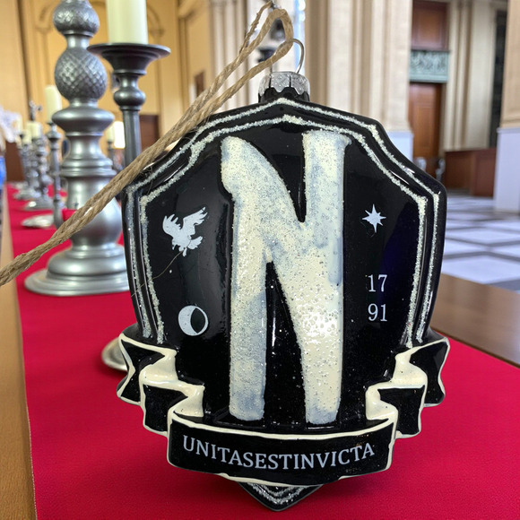 NEW Pottery Barn x Wednesday Addams Lot of 6 Ornaments Christmas Halloween Decor - Picture 6 of 13